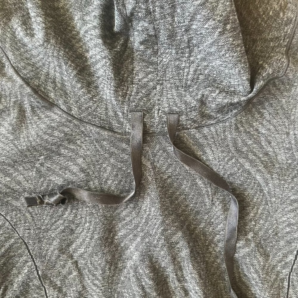 Moving Comfort Chic Hoodie Hooded Shirt Gray Funnel Neck Medium - Picture 8 of 9